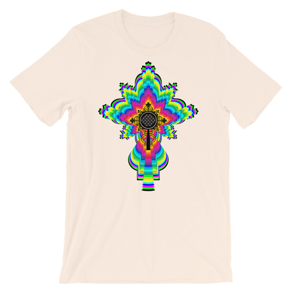 Psychedelic #9 Cross Black Unisex T-Shirt – Abyssinian Kiosk