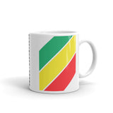 Green Yellow Red Stripes Kaffa Mug