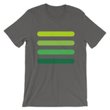 4 Green Bars Unisex T-Shirt Abyssinian Kiosk Lines Fashion Cotton Apparel Clothing Bella Canvas Original Art