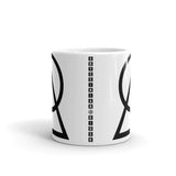 Black Circle Triangle Kaffa Mug