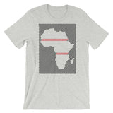 Africa Diagonal Lines Black Red Unisex T-Shirt Abyssinian Kiosk Fashion Cotton Apparel Clothing Bella Canvas Original Art