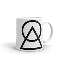 Black Circle Triangle Kaffa Mug