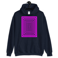 Infinity Magenta Unisex Hoodie Descent Abyssinian Kiosk Fashion Cotton Apparel Clothing Gildan Original Art