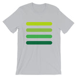 4 Green Bars Unisex T-Shirt Abyssinian Kiosk Lines Fashion Cotton Apparel Clothing Bella Canvas Original Art