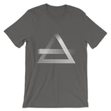 White Triangles & Strikes Unisex T-Shirt Abyssinian Kiosk Fashion Cotton Apparel Clothing Bella Canvas Original Art